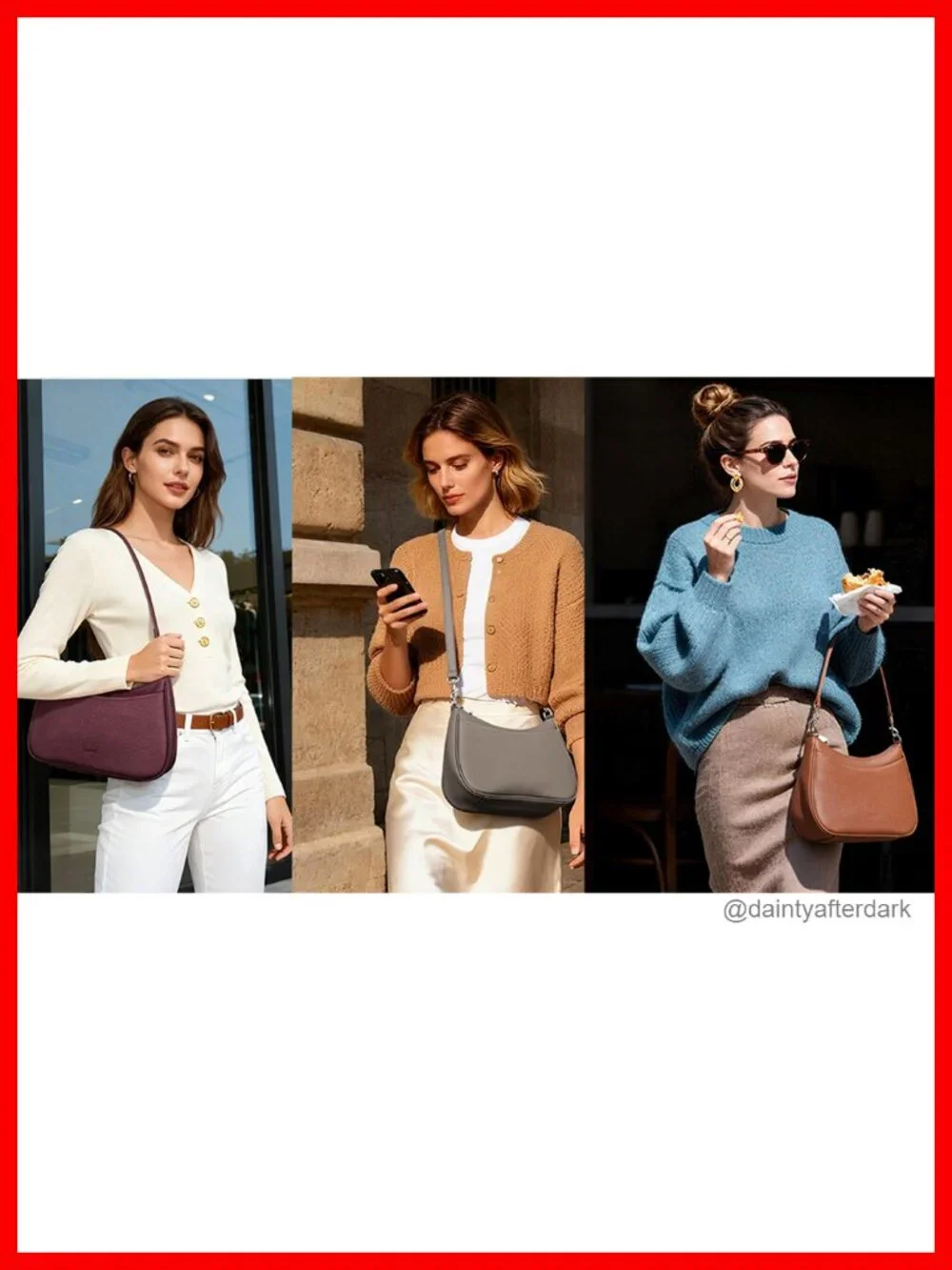 Genuine Leather Crossbody Bags for Women Anti Theft Shoulder Purse Hobo with